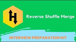 HackerRank Reverse Shuffle Merge problem solution in Python programming | Interview Preparation Kit