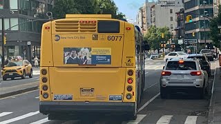 Full ride 2017 XD60 #6077 on M101 to East Village 3 Avenue-6 Street via Lexington Avenue