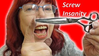 Screw Drama While Sharpening Kamisori Damascus Shears | Master Sharpener’s Challenge