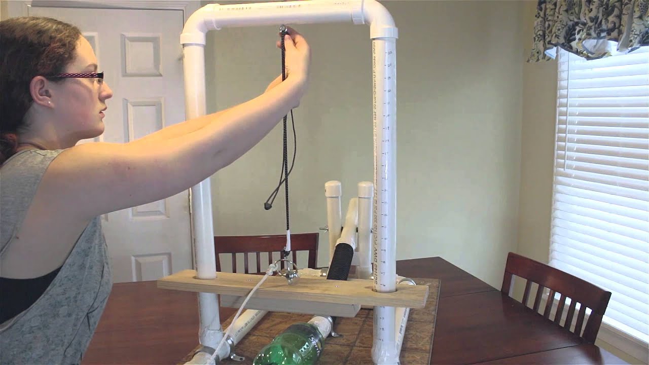 Science Olympiad - Air Trajectory (Weight & Latch Mechanism) - YouTube