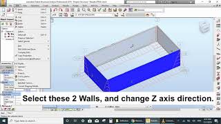 Design Pool/ Water Tank Walls using Autodesk ROBOT 2019.