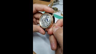 Repair a Breguet,replace homemade winding stem