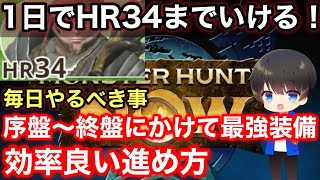 【効率いいHR上げ】序盤の効率いい進め方と終盤まで使用した装備を解説！【モンハンNOW/モンスターハンターNow/モンハンなう】