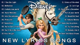 Disney Music 2023 Playlist with Lyrics 🌻 Relax Music 🎶 I See the Light - Tangled