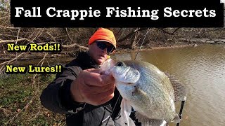 WANT to CATCH MORE CRAPPIE? WATCH THIS FALL FISHING GUIDE NOW!