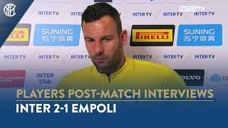 INTER 2-1 EMPOLI | SAMIR HANDANOVIC INTERVIEW: "We had to suffer but winning was what mattered"