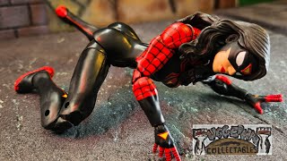 Jessica Drew Spider Woman Action Figure Review Hasbro Marvel Legends #spiderwoman #avengers