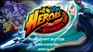 Neo Geo Heroes Ultimate Shooting Longplay (Playstation Portable)