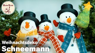 DIY | Geheimtipp für den perfekten Schneemann | Zauberhafte Weihnachtsdekoration selber machen