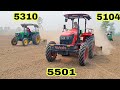 John Deere 5310 Vs Kubota MU5501 Vs JohnDeere 5104 | kubta vs johndeere tractor gear test comparison