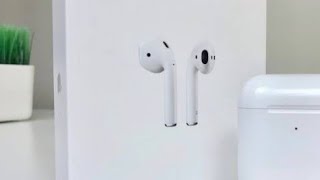 Unboxing my new Airpods Bluetooth headset☺️☺️