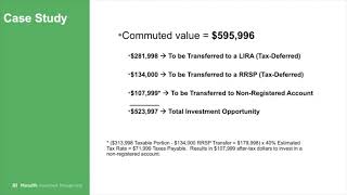 Commuted Value Series: The Pension Decision (PART 2)