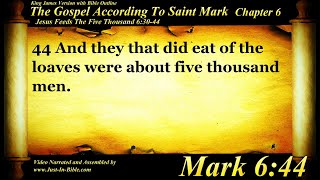 Gospel of Mark Chapter 6 - Bible Book #41 - The Holy Bible KJV HD Audio-Text Read Along