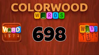 COLORWOOD WORDS Cryptogram level 698