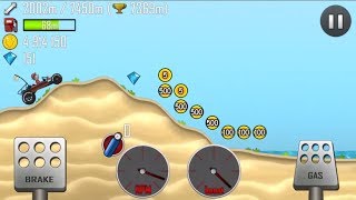 Hill Climb Racing | Dune Buggy Fully Upgraded Gameplay | Android Games | Droidnation