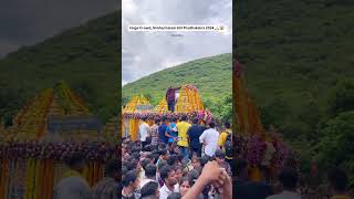 Highest crowd in simhachalam Giri pradhaksina #short #viral #simhachalam #trending