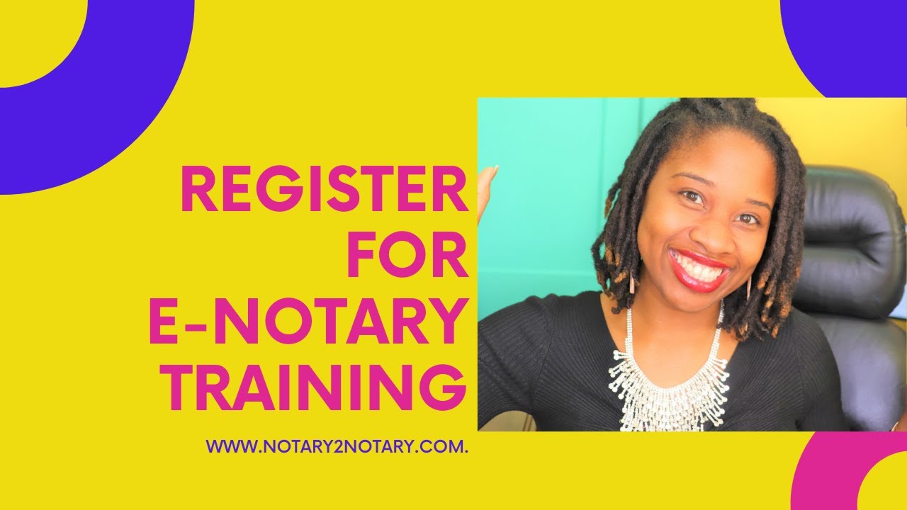 E Notary Training From Notary2notary Youtube