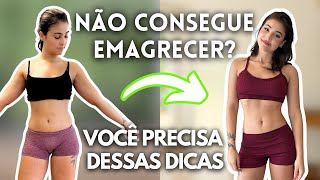 NÃO consigo PERDER PESO! Como CONTROLAR a fome p/ emagrecer