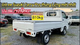 Giá xe Suzuki Carry Pro thùng lửng 810kg |Giới thiệu chi tiết xe tải Suzuki CarryPro thùng Lửng|