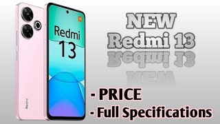 Redmi 13 Full Specs \u0026 Price in Pakistan | Xiaomi Redmi 13 4G