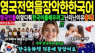 [해외감동사연]영국전역을파고들어장악하고있는한국어!영국인들이서로한국어를배우려고난리난이유가충격적!한국동화책덕분에찾았어요