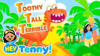 🦖 Tyrannosaurus Rex Song | Dinosaur for Kids | Nursery Rhymes | Sing Along | Hey Tenny!