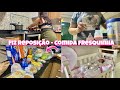 DIA DIA COM UM BEBÊ - FUI AO MERCADO REPOR AS COMPRAS - ALMOÇO SIMPLES E FRESQUINHO -