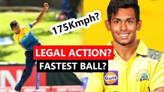 Matheesha Pathirana के Bowling Action और Fastest Ball की ये है सच्चाई | CSK New Bowler IPL 2022 News