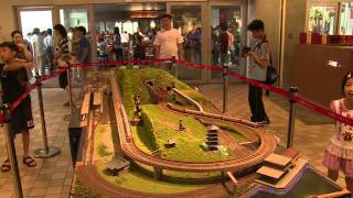 2013.6.9 GlobalMall 板橋環球購物中心 鐵道\u0026火車系列活動 鐵道模型場景