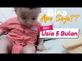 Pertumbuhan dan Perkembangan Bayi Usia 5 Bulan - Bisa Ngapain saja?? Terus Lakukan Stimulasi!!