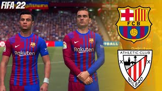 FIFA 22 | Barcelona vs Athletic Club feat- Memphis Depay, Coutinho | Laliga | Gameplay, Z pro gaming