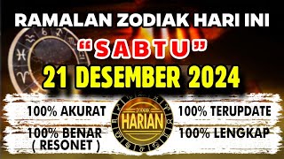 RAMALAN ZODIAK HARI INI SABTU 21 DESEMBER 2024 LENGKAP DAN AKURAT