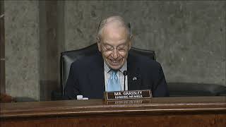 Grassley Questions Witness at Senate Judiciary Committee Hearing on Election Legislation