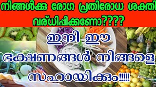 രോഗ പ്രതിരോധ ശക്തി ഭക്ഷണത്തിലൂടെ വർധിപ്പിക്കാൻ ഉള്ള കിടിലൻ വഴികൾ|How to improve immunity|Malayalam33