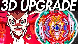 UPGRADE YOUR INFINITE ACHILLES - 3D Printed Beyblade Mod Beyblade Burst Sparking ベイブレードバースト超王