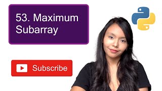 Maximum Subarray - Leetcode 53 Python - Kadane's Algorithm