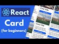 Build a Customizable Card Component in ReactJS – Beginner Friendly Tutorial