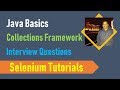 23M. Java Basics for Selenium - Collections Framework - Interview Questions
