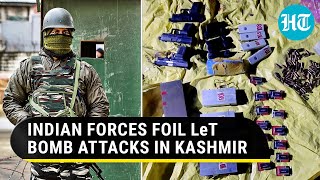 Indian forces recover radio-controlled IEDs used against NATO from LeT hideout in Kashmir