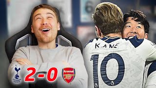 'DISGUSTING FROM SPURS!' | TOTTENHAM 2-0 ARSENAL | HT/FT MATCH REACTION