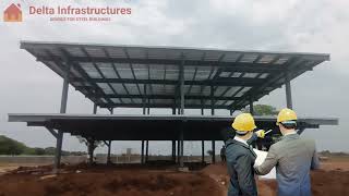 Steel Composite Structures G+1 Building Constructions Service | Delta Infrastructures | Bangalore