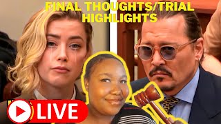 LAW STUDENT REACTS LIVE| Johnny Depp v Amber Heard  (call in to chat)