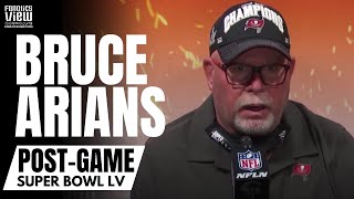 Bruce Arians Reacts to Winning Super Bowl LV, Buccaneers Future & Tom Brady | SB LV Post-Game