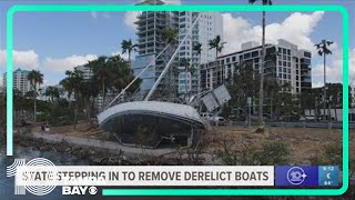 Florida steps in to remove derelict boats in Sarasota County after back-to-back hurricanes