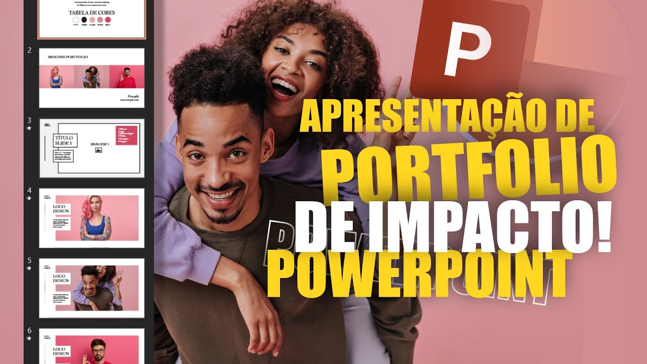 Tutorial PowerPoint 🦉 Como Fazer Apresentação De Portfolio No ...