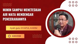 MIMIN SAMPAI MENETESKAN AIR MATA‼️  KAJIAN SANGAT LUAR BIASA