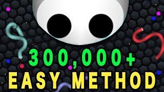 Slither World Record Tutorial 329k Mass No Hack/Mod - Tips and Tricks to Be Number 1 Easy