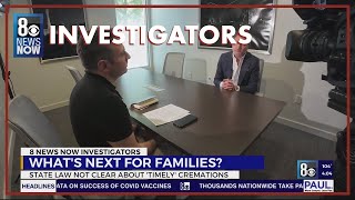 Las Vegas funeral home closure spotlights Nevada law calling for 'reasonable' wait after death
