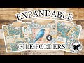 Expandable File Folder Idea - Great way to store lots of goodies! #junkjournal