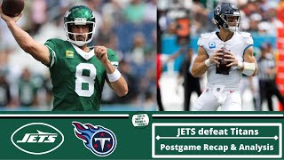 NY Jets defeat Titans 24-17 in Dramatic Fashion! - Postgame Recap & Analysis